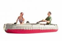 37815 Noch Dinghy with two rowers